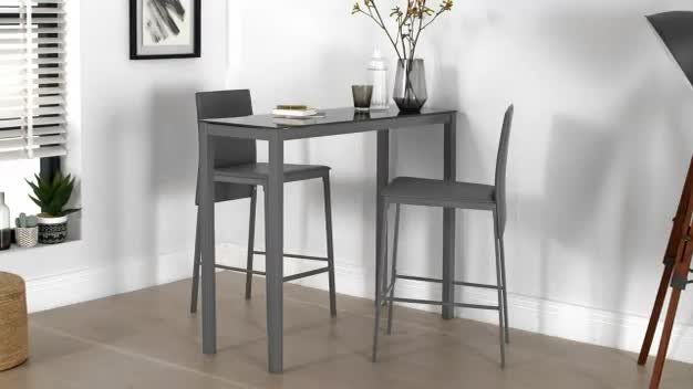 Argos bar stools online and table