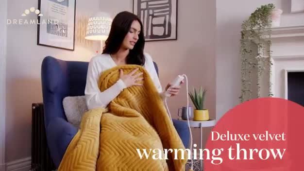 Argos relaxwell heated discount throw