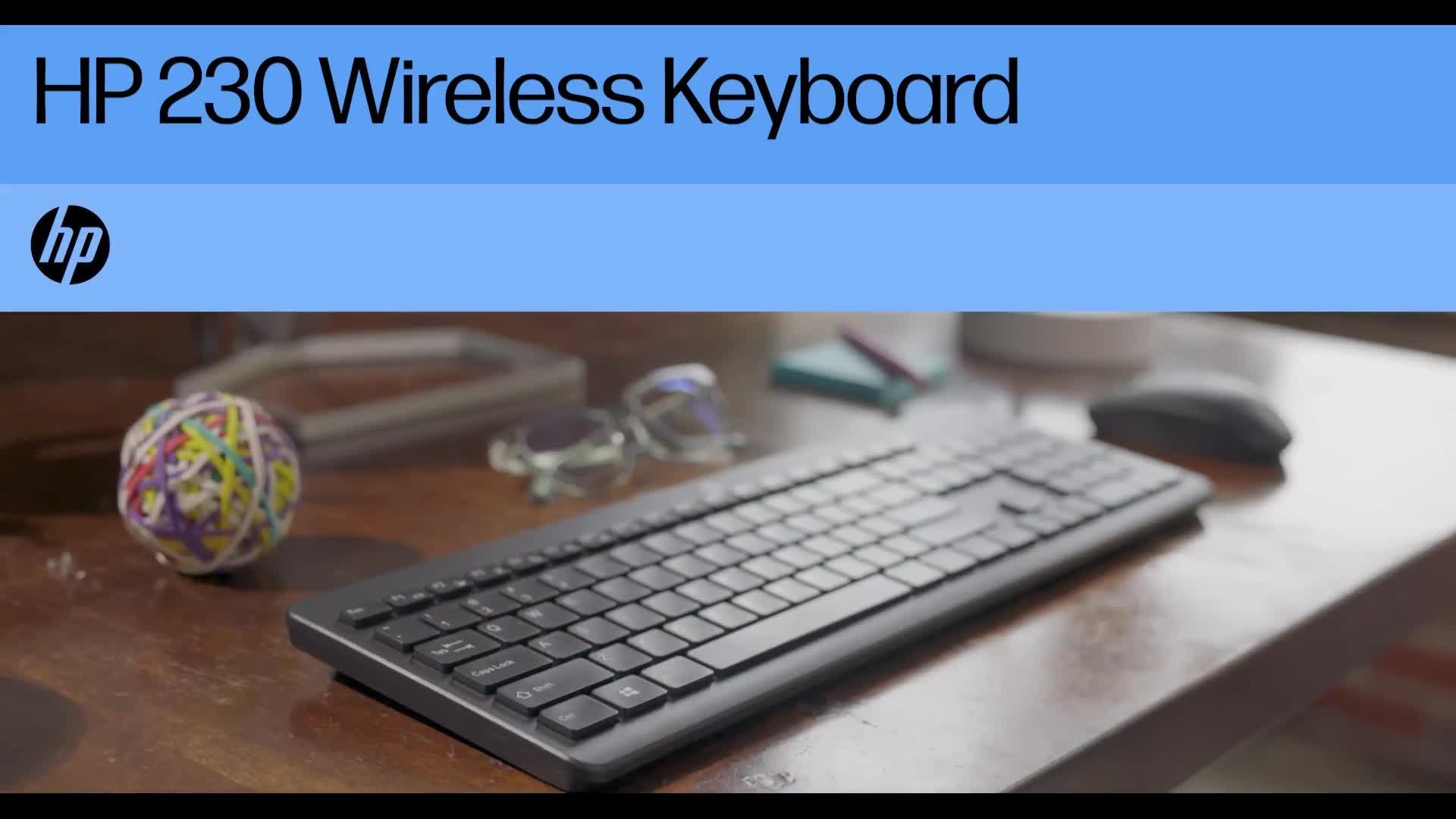 Buy HP 230 Wireless Keyboard Black PC keyboards Argos