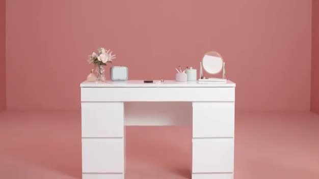 White gloss desk deals argos