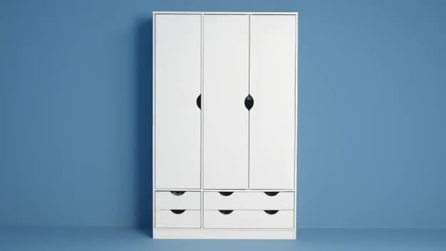 Habitat malibu 3 door deals 4 drawer wardrobe