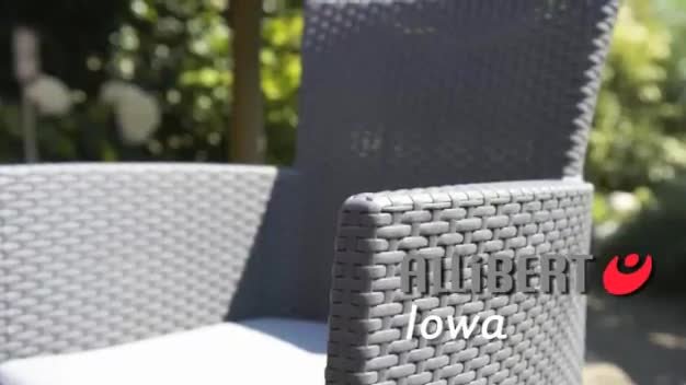 Keter iowa deals bistro set graphite