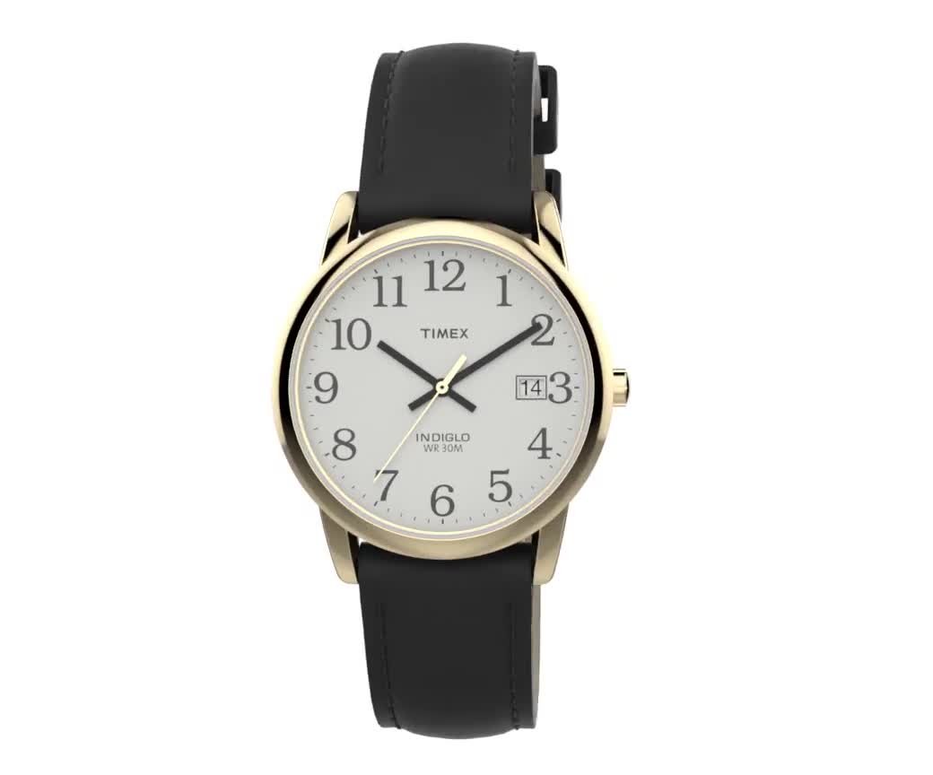 Timex indiglo online black