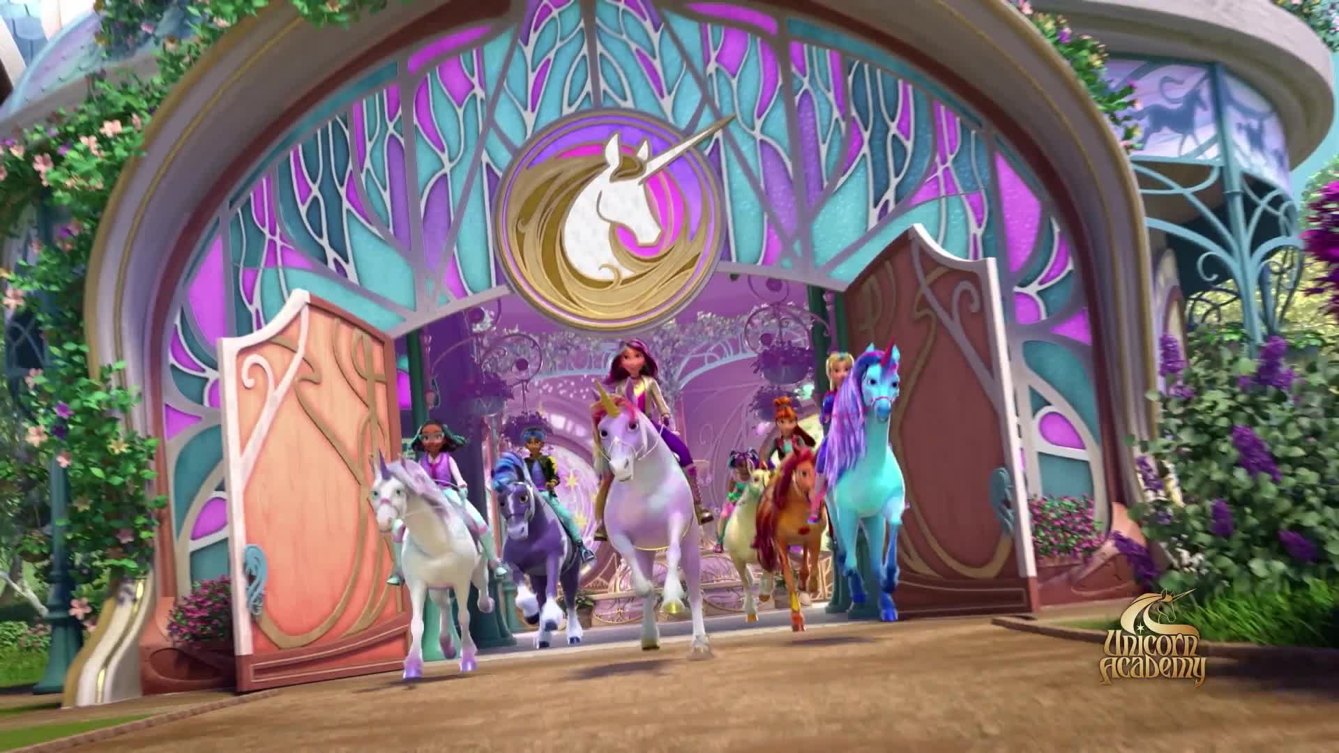 Unicorn Acadey - L'Ecole Des Licornes - Écurie, Fontaine, Licorne Wildstar Exclusive Et