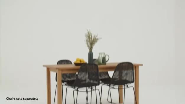 Argos scandi deals dining table