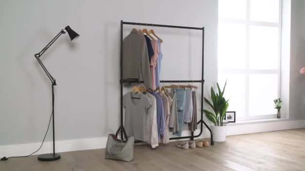 Extendable wardrobe rail discount argos