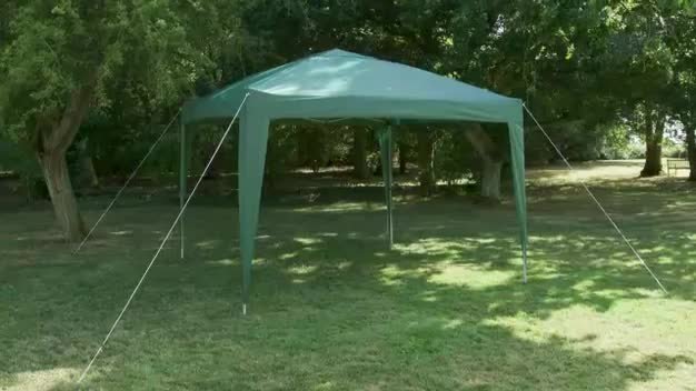 Buy Argos Home 3m x 3m Pop up Garden Gazebo Green Gazebos and