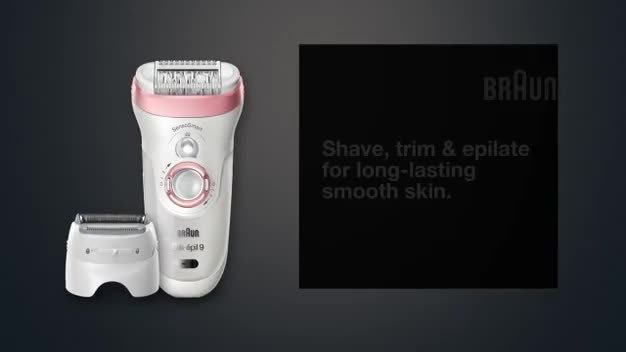 Braun Silk-épil 9 9-720 Epilator for Women for Long-Lasting Hair