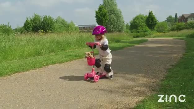 Buy Zinc Jelly Glitter Pink Tri Scooter | Kids scooters | Argos