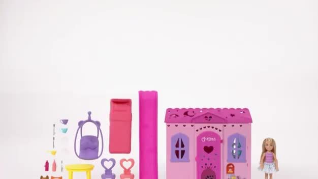Buy Barbie Chelsea Pop-Up Doll House with Doll Accessories