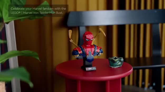 Buy LEGO Marvel Iron Spider-Man Bust Avengers Building Set 76326