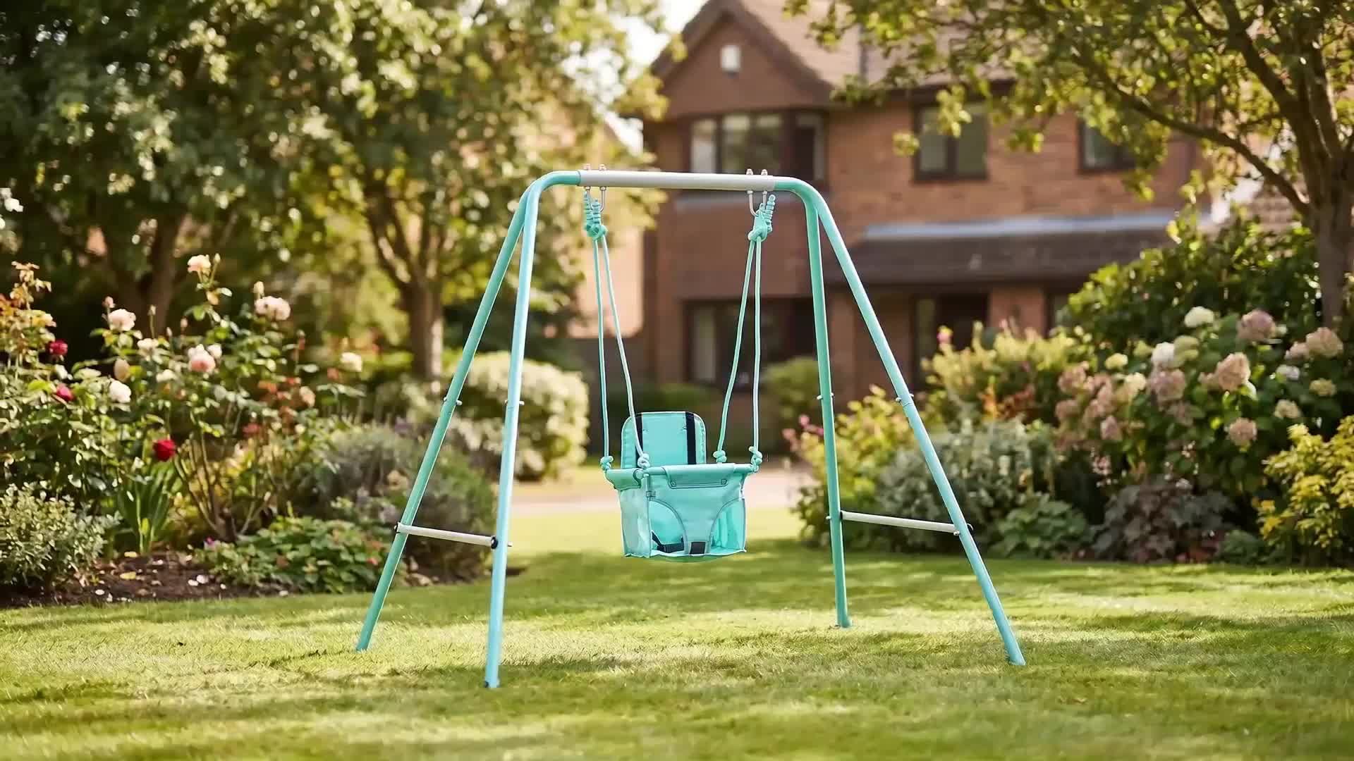 Buy Chad Valley 2 In 1 Kids Garden Swing - Green | Swings | Argos