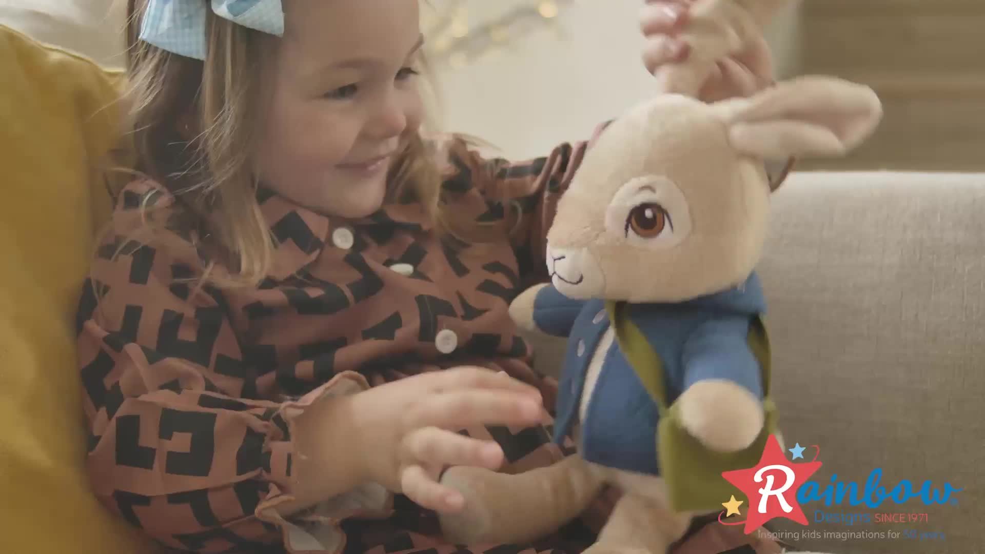 Peter Rabbit: Benjamin Bunny Talking Plush Interactive Soft Toy