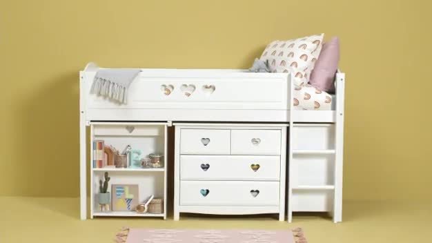 Mia bed frame with storage deals drawers