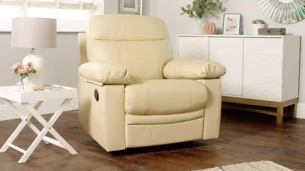 Leather recliner chair discount argos