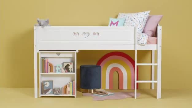 Argos mid sleeper bed deals with desk