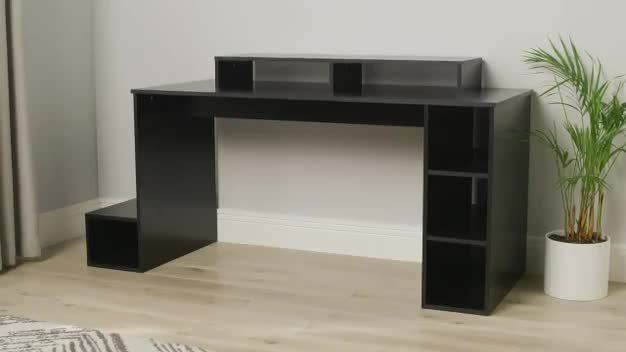 Black argos outlet desk