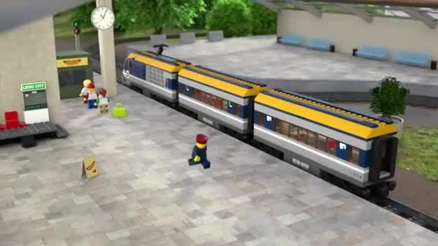 argos lego city train