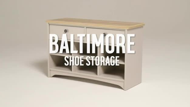 Argos shoe store storage bench