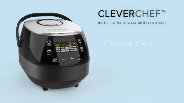 Aluminum Drew&Cole CleverChef 14-in-1 Intelligent Digital Multi Cooker 860 W 5 Litre Chrome 