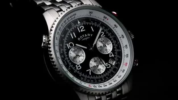 Buy Rotary Men s Chronograph Stainless Steel Bracelet Watch