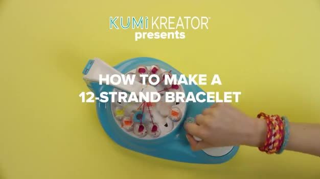 Making DIY Friendship Bracelet with Cool Maker KumiKreator 