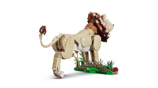 Buy LEGO Creator 3 in 1 Wild Animals: Majestic Lion Toy 31386