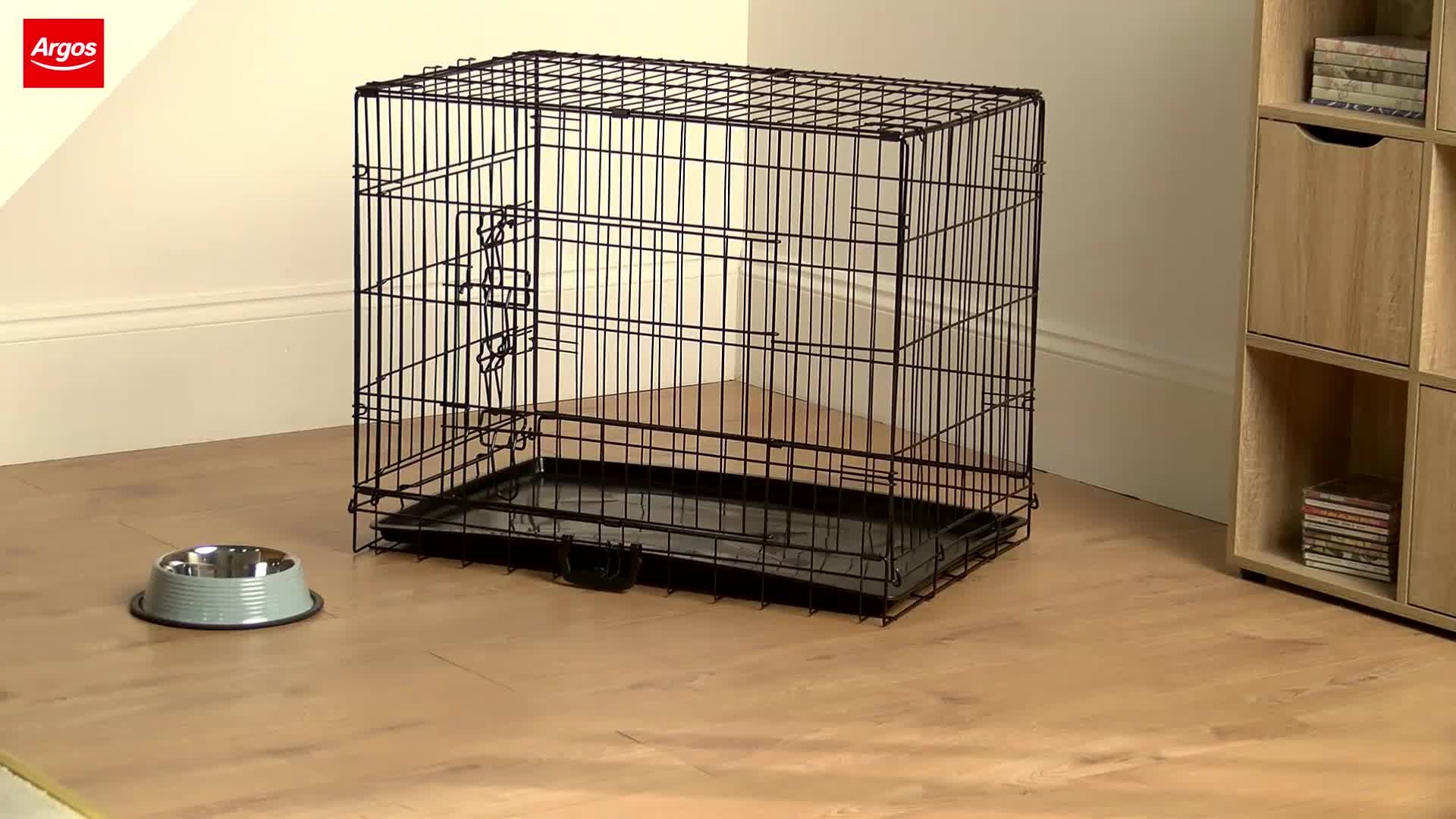 Medium 2 store door dog crate