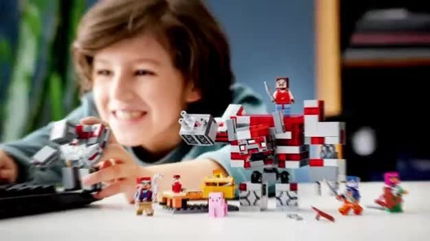 lego minecraft mountain cave argos