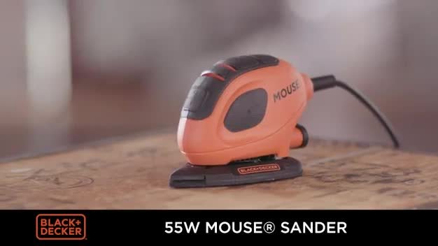 Black + Decker KA2500K-GB 120W Next Generation Mouse Sander with Ki