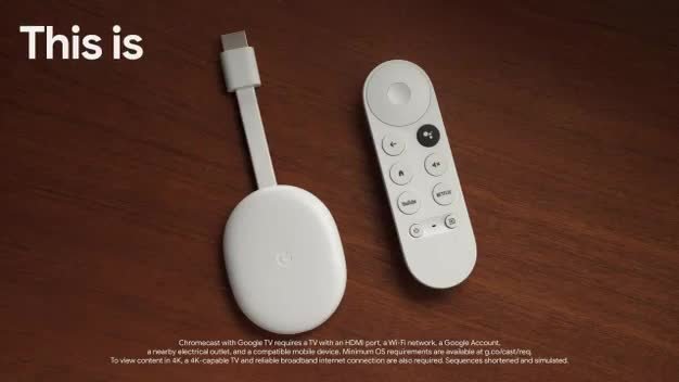 Google Chromecast 4K with Google TV