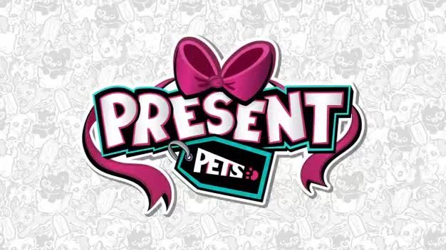 present pet fancy puppy interactive plush pet toy assortment