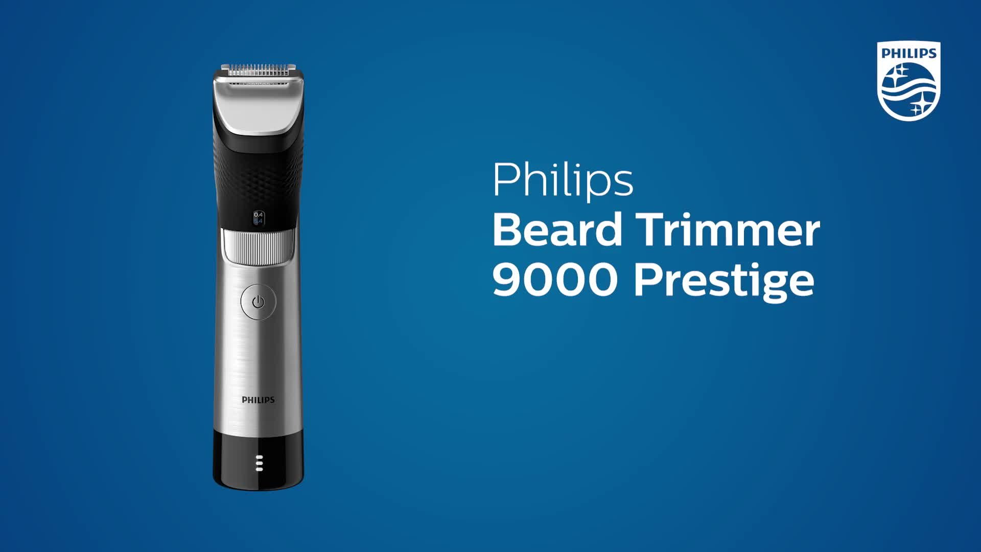 dårlig gentage Urter Buy Philips Series 9000 Prestige Beard Trimmer BT9810/13 | Beard and  stubble trimmers | Argos