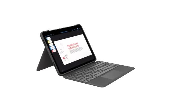 Buy Logitech iPad Air 4th/5th Gen Folio Keyboard Case - Grey