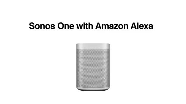 Sonos One Wireless Smart  Speaker - White