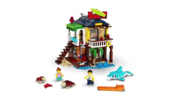 Buy LEGO® Creator 3in1 Surfer Beach House 31118 Building Kit (564 Pieces)