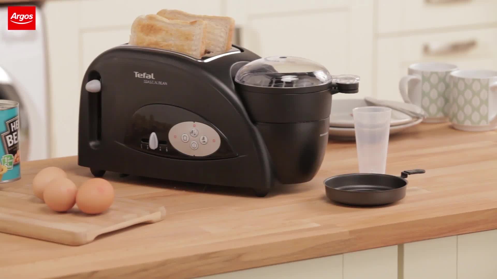 Tefal Toast N' More Toaster, Toast & Egg, TT5528