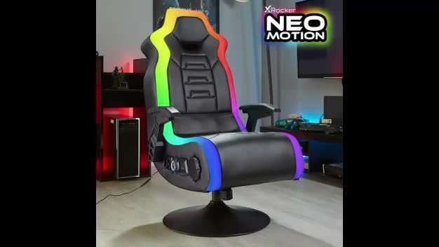 X rocker neon gaming chair hot sale