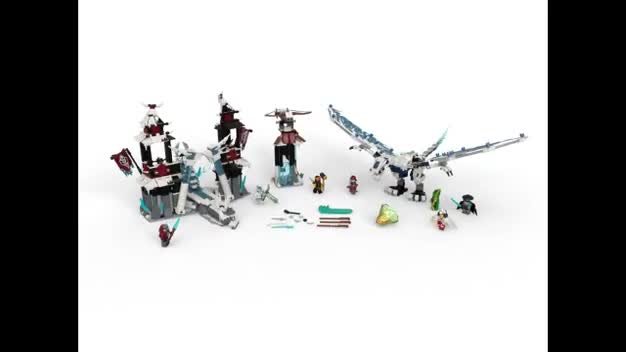 lego ninjago ice castle