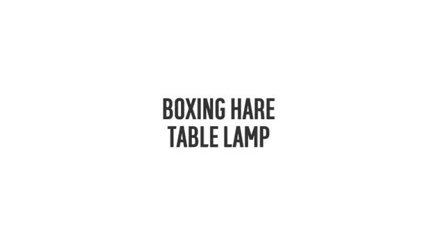 Argos on sale hare lamp