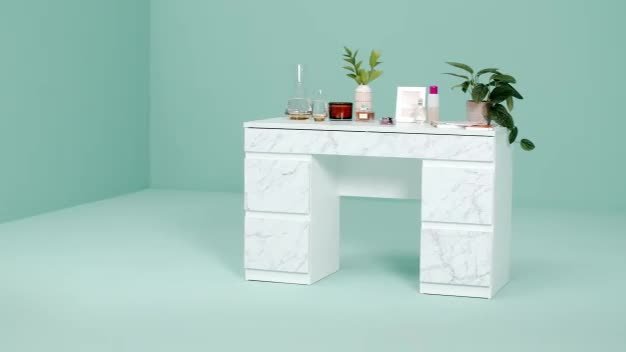 Argos blue 2024 dressing table