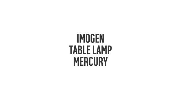 Imogen mercury deals ball table lamp