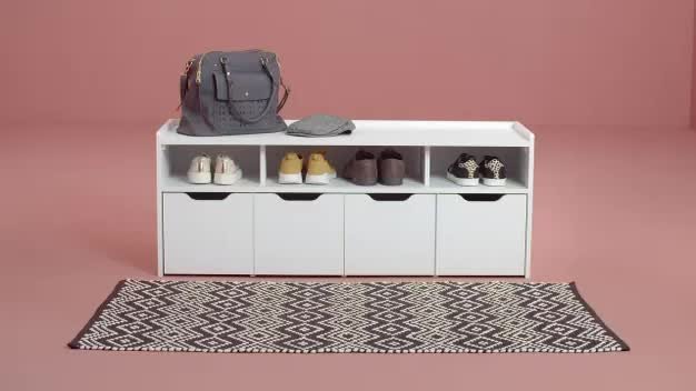 Argos shoe on sale rack bench