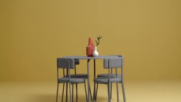 Habitat Jayla Wood Effect Dining Table & 4 Grey Chairs 