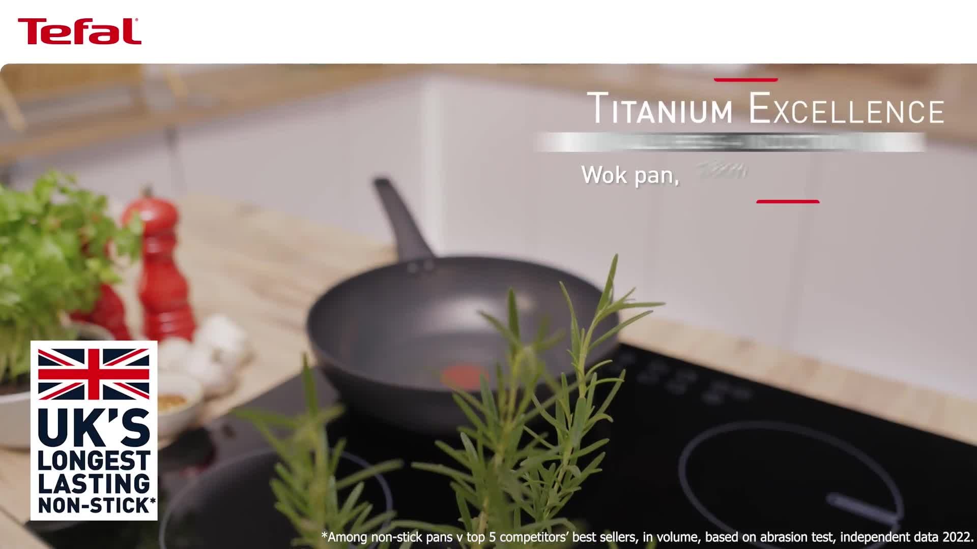 Koekenpan met anti-aanbaklaag TITANIUM NOWO 26 cm, voor inductie