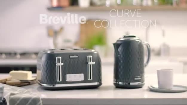 Buy Breville VKT227 Curve Kettle Grey and Chrome Kettles Argos