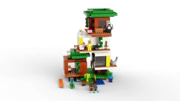 Buy Lego Minecraft The Modern Treehouse Toy With Figures Lego Argos