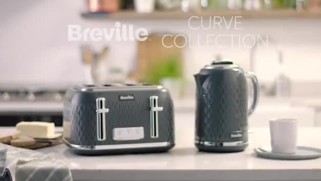 Breville Breville 1.7 L 3000 W Modern Curve Jug Kettle Black 5011773060851 VKT017 