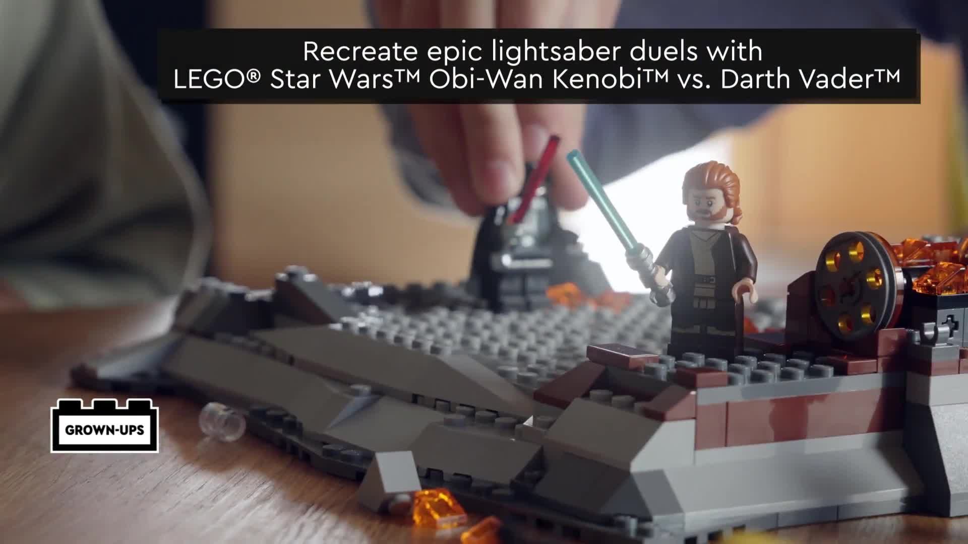 Evaluación a lo largo Terrible Buy LEGO Star Wars Obi-Wan Kenobi vs. Darth Vader Set 75334 | LEGO | Argos