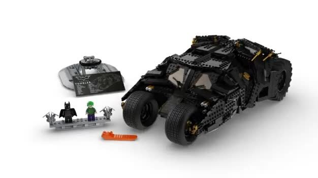 Black print Batman Kids 3D Figurine Tumbler